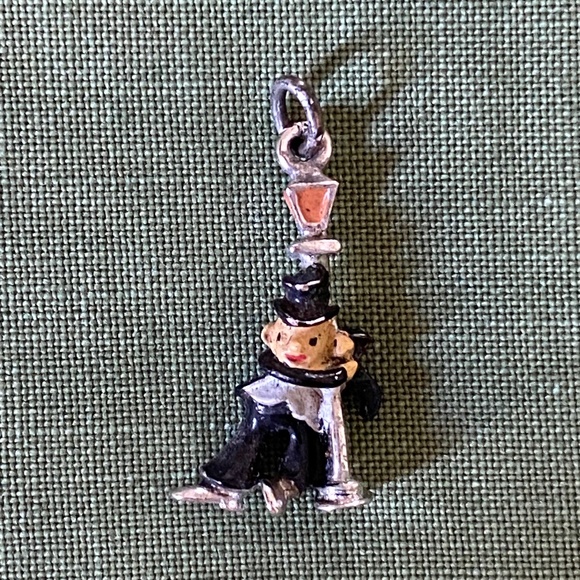 VTG I Sterling Enameled Lush On Lamppost Charm - Picture 14 of 16